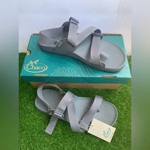 Chaco | Shoes | Chaco Lowdown 2 Gray Sandals 2m New | Poshmark display picture 1
